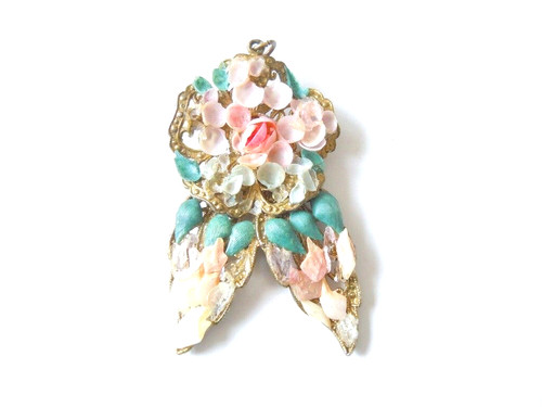 Vintage pendant shabby chic - pendant,