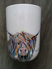 CROYDEX STEVEN BROWN ANGUS MCCOO CHINA BATHROOM TUMBLER