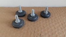 4 x Used Candy Built-In CDB115-80 Washer Dryer  Screw Feet With Rubber Bottom.