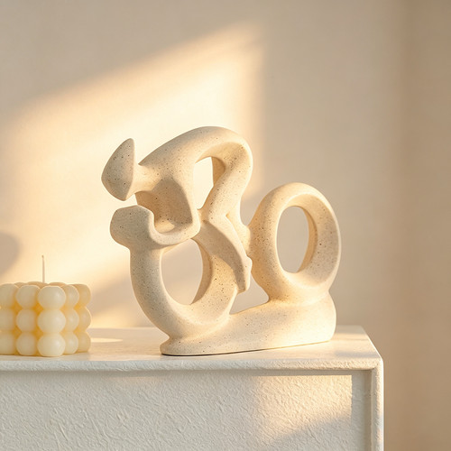 Abstract cyclist ceramic - abstract,