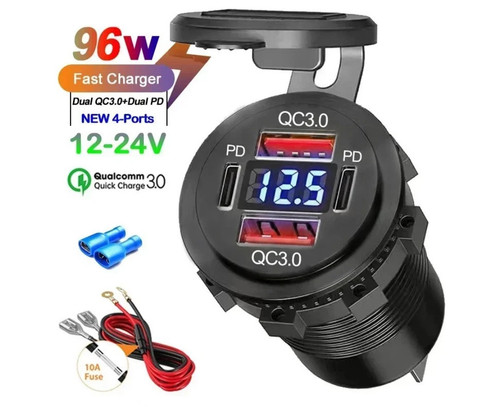 12v usb socket charger - charger, camper