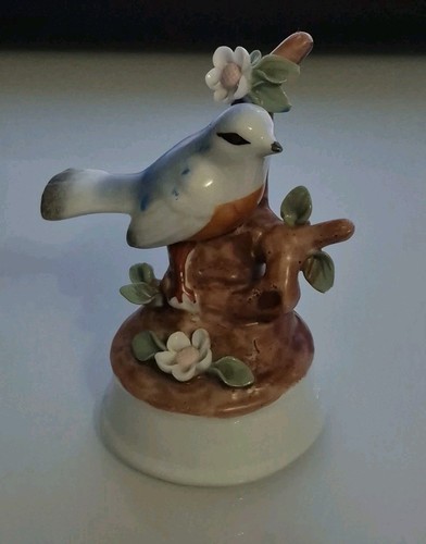 Porcelain bird figurine - bird,