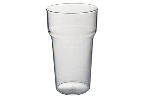 Clear pint tumblers - clear,