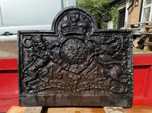 Antique cast iron fire - antique,