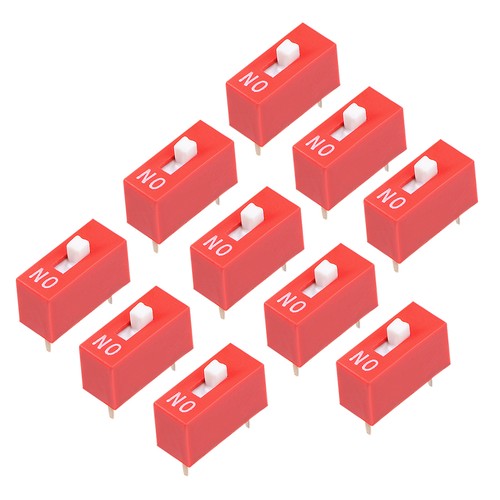 10pcs red dip switch - 10pcs,,