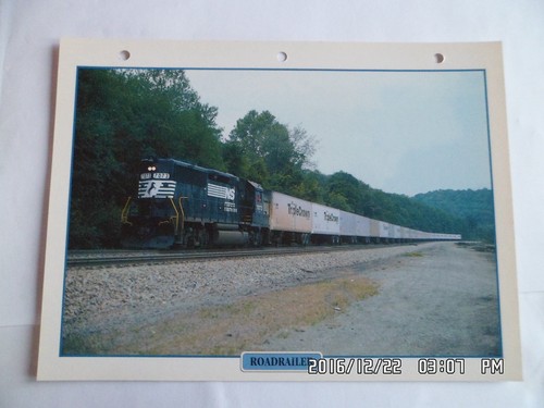 Roadrailer train plug - roadrailer, card