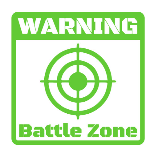 Nerf gun battle - gun, zone