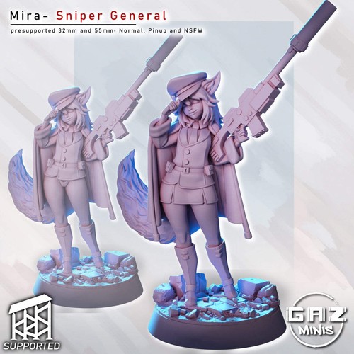 Kitsune sniper mira miniature - kitsune,