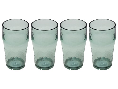 Green textured plastic - green,