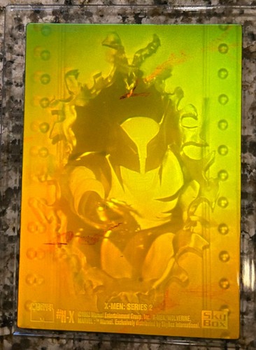 Wolverine hologram card - 3-d,