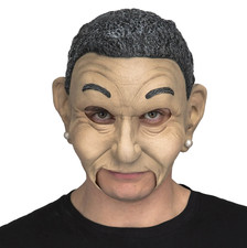 Latex Mask with Open Mouth