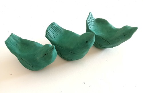 Studio pottery birds 3 - studio, x