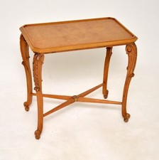 Antique Burr Walnut Side Table