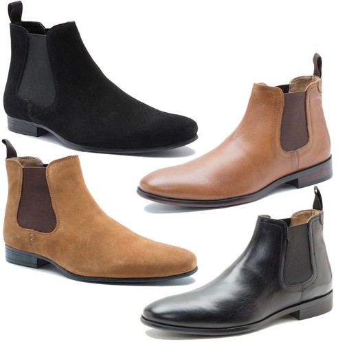 Mens leather cheslea casual - cheslea,
