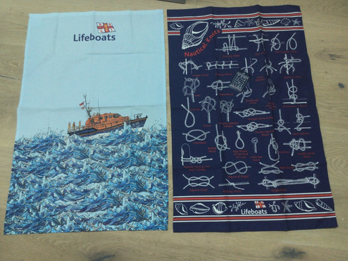 Rnli cotton tea towel - tea, x