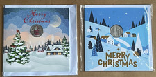 2023 FATHER CHRISTMAS & 2024 SNOWMAN 50p UNCIERCULTED CONDITION  TWO COINS