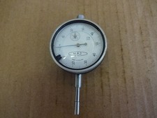 MPJ clock dial gauge DTI plunger type Imperial 0.0001" 8mm stem flat back