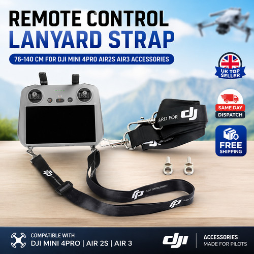 Remote control lanyard - control, strap