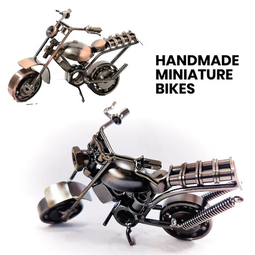 Miniature metal motorbike - miniature,