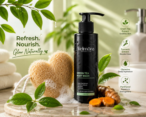 Green tea body - green,