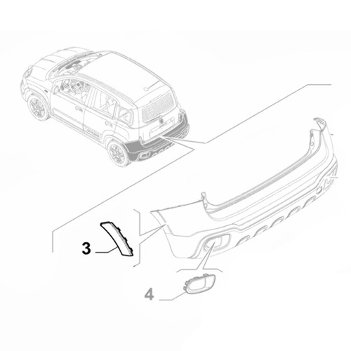 Genuine left rear - genuine,