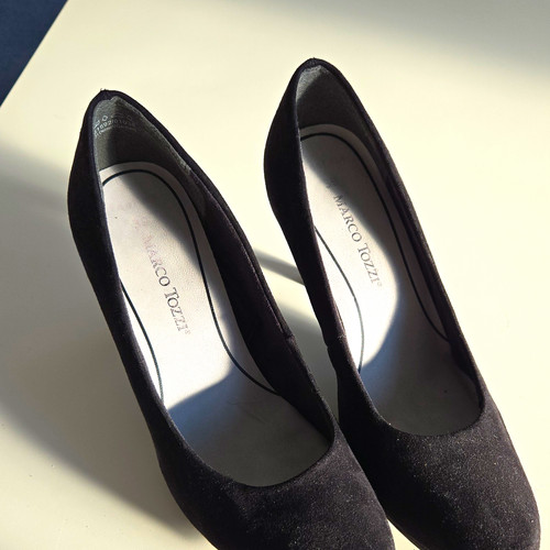 Marco tozzi black suede - marco,