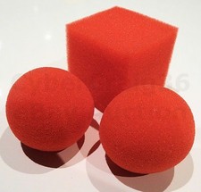 SQUARE 5cm RED CUBE SPONGE