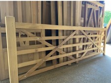 Wooden Field Gates Iroko