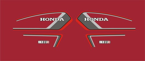 Honda h100s decal kit - h100s,