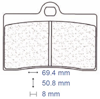 Front lorraine carbon brake - front,