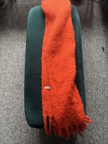 Ladies bright orange scarf - m&s,