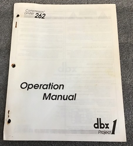 Dbx project - project, 1