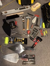 Grounds Worker Bricklayer Tools Set Job Lot for Builders