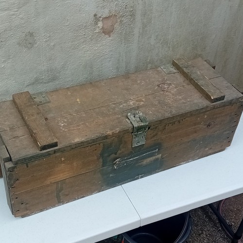 Military surplus wooden - military,