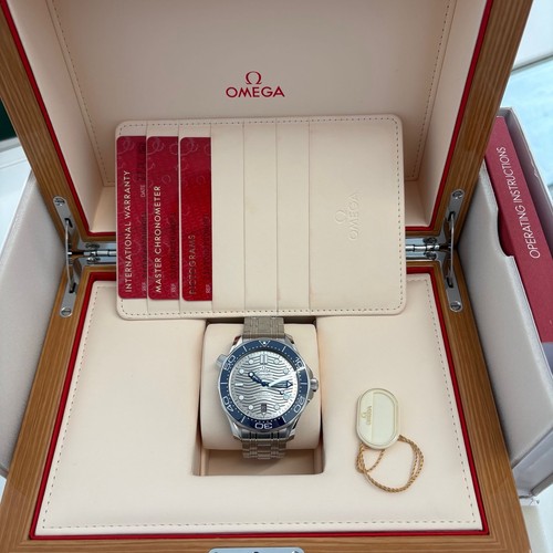 Omega seamaster wave dial - seamaster,