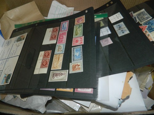 World stamps untidy sorter - sorter, lot