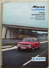 AUSTIN MAXI Car Press Release