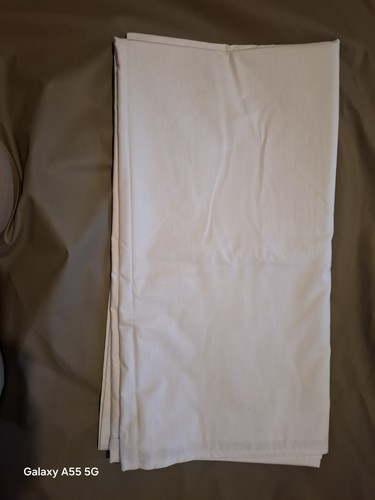 108 inches white cotton - 94,