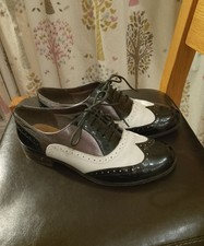 Womens Black, White And Silver
