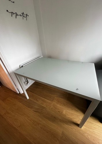 Dinning table white metal - dinning,