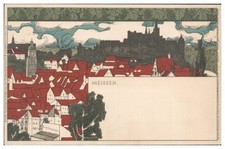 S5670/Meissen Litho Postcard