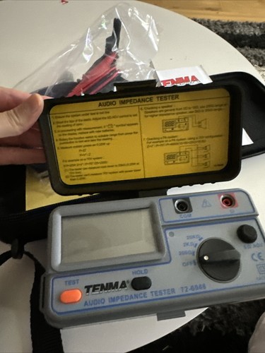 Tenma audio impedance - audio, tester
