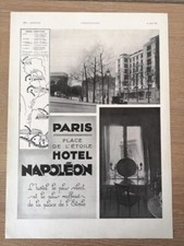 1930 Paris Hôtel Napoléon