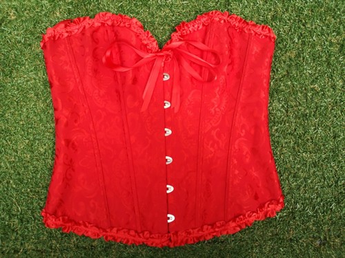 Bnwot satin red - satin, jaquard