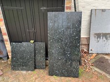 Various large pieces of Black granite worktop in great condition.