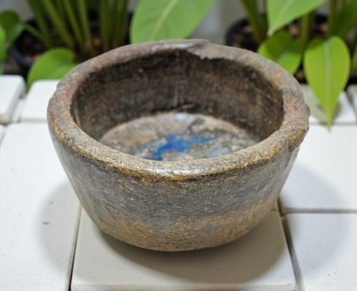 Antique sand stone round - stone, curry