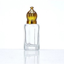 Empty Perfume Oil Glass Bottles with Glass Stick 3/6/12ml Attar Solid Crystal
