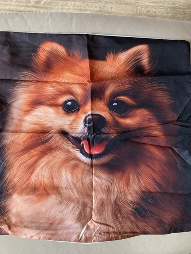 Pomeranian dog cushion cover - cushion,