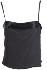 BRUCE OLDFIELD BLACK SILK TOP