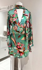 Zara Satin Print  Dress Size S